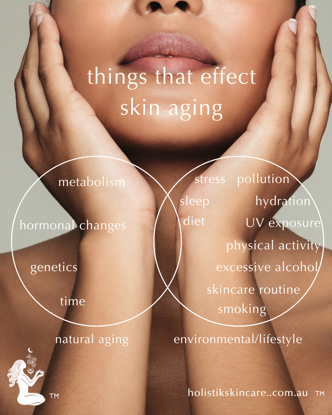 Things that affect skin aging - Holistik Skincare