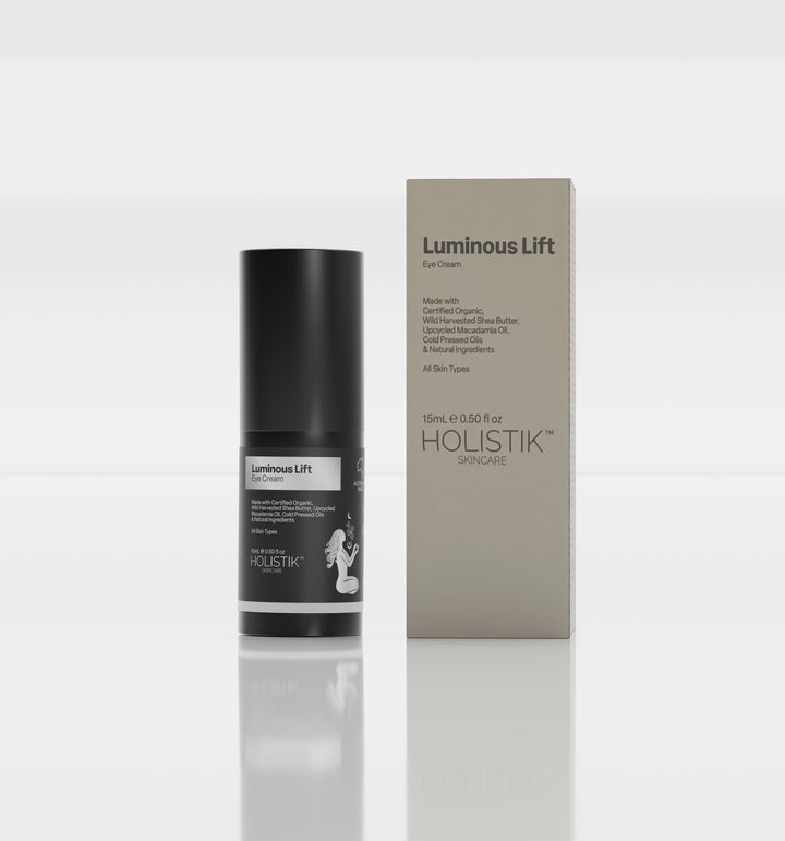 Luminous Lift Eye Cream White Box White Background