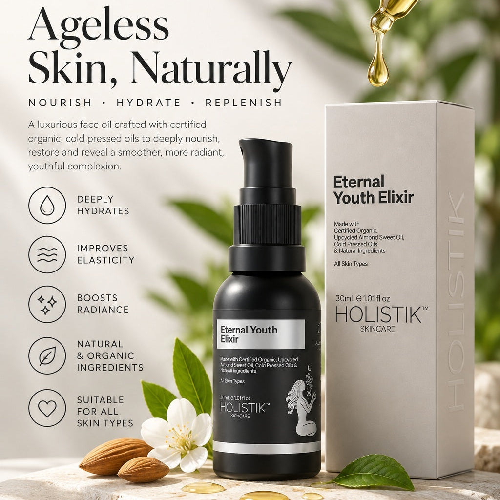 Holistik Skincare Eternal Youth Elixir Anti Ageing Face Elixir