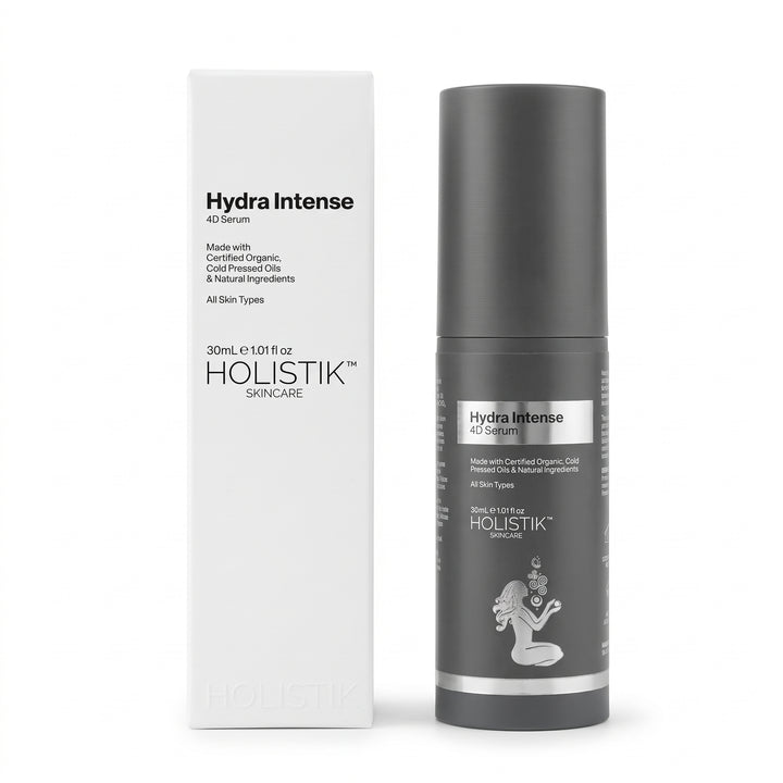 Holistik Skincare Hydra Intense 4D Hydrating Face Serum for Dehydrated and Dry Plump Dewy Skin