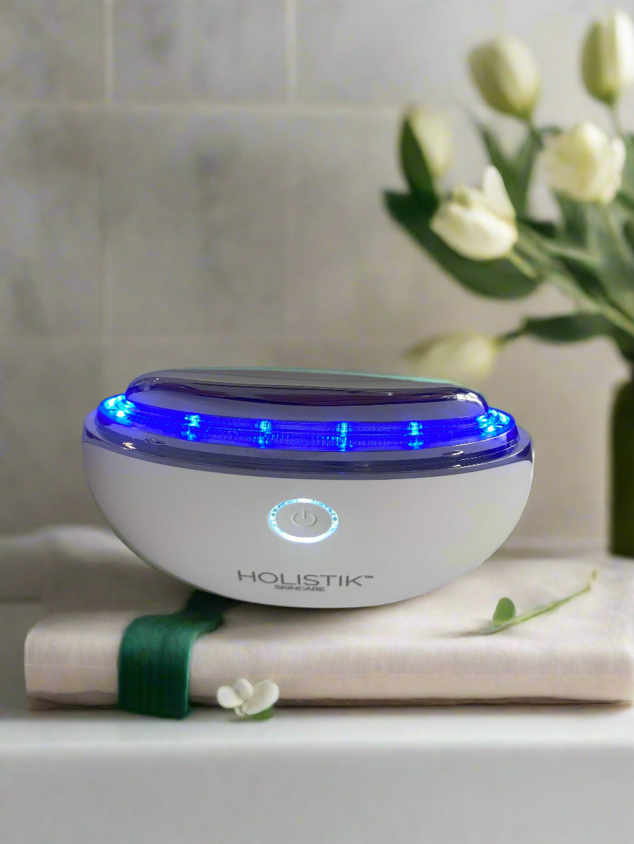 LED Light Therapy Gua Sha Facial Massage Tool - Holistik Skincare 
