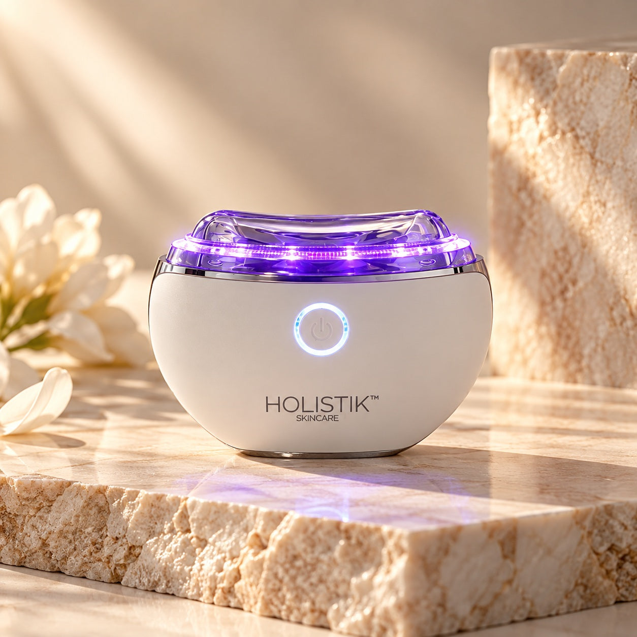 Holistik Skincare LED Light Therapy & Gua Sha Facial Device Advanced Skin Rejuvenation At Home