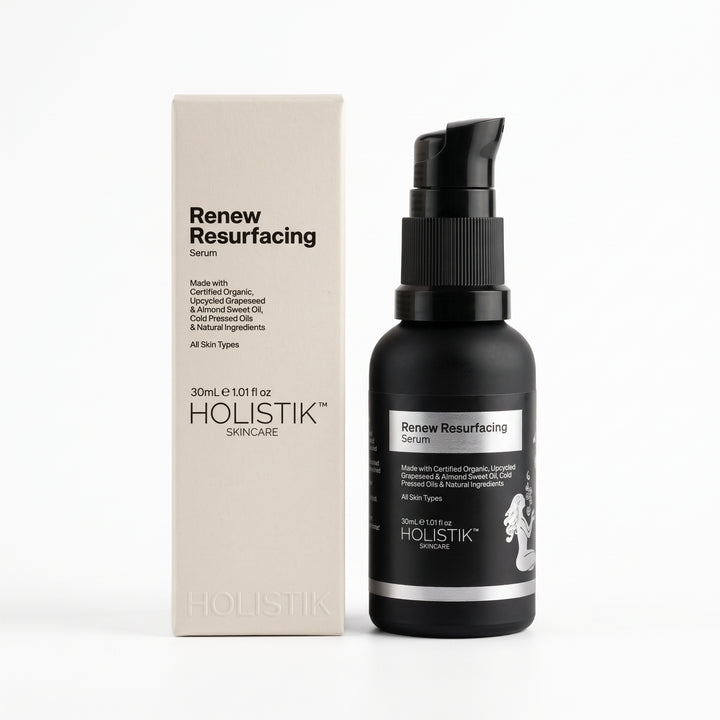 Holistik Skincare Renew Resurfacing Serum with 10% Glycolic Acid pigmentation dark spot correction