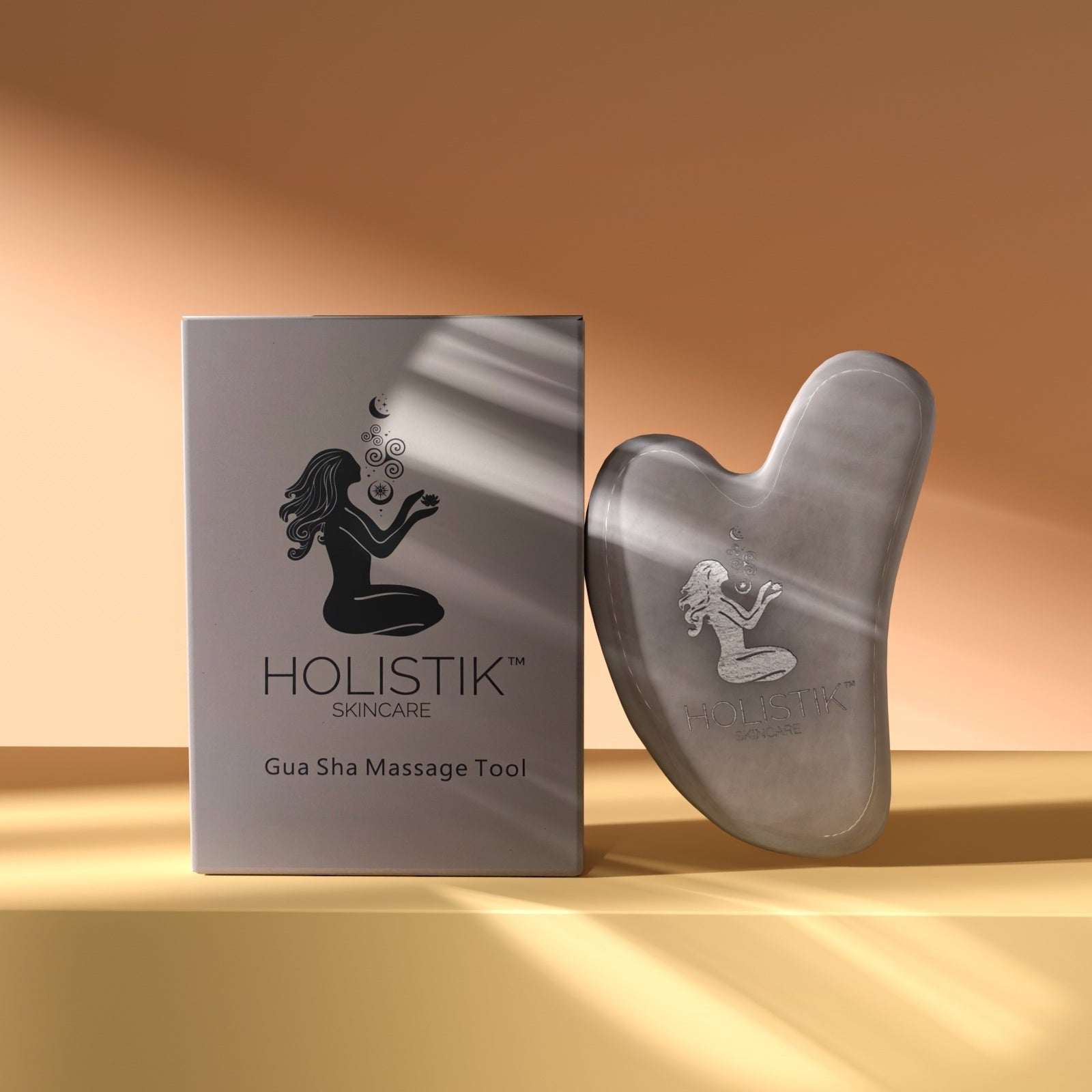 White jade gua sha facial massage tool for natural skincare routines in Australia and New Zealand