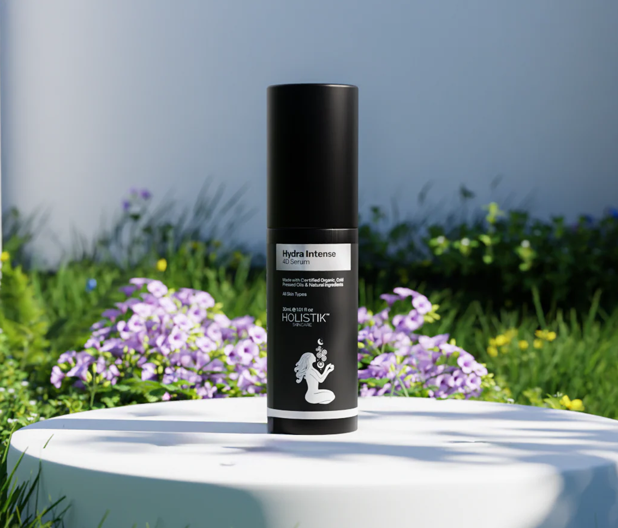 Hydra Intense 4D Serum bottle front label — Australian made hyaluronic acid hydrating serum