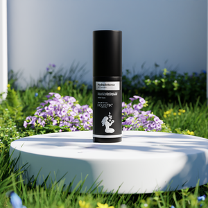 Hydra Intense 4D Face Serum over 88% Natural Origin Ingredients with organic botanicals, 4D hyaluronic Acid, Niacinamide and Ceramides, Brightening, plumping, radiance boosting - Holistik Skincare