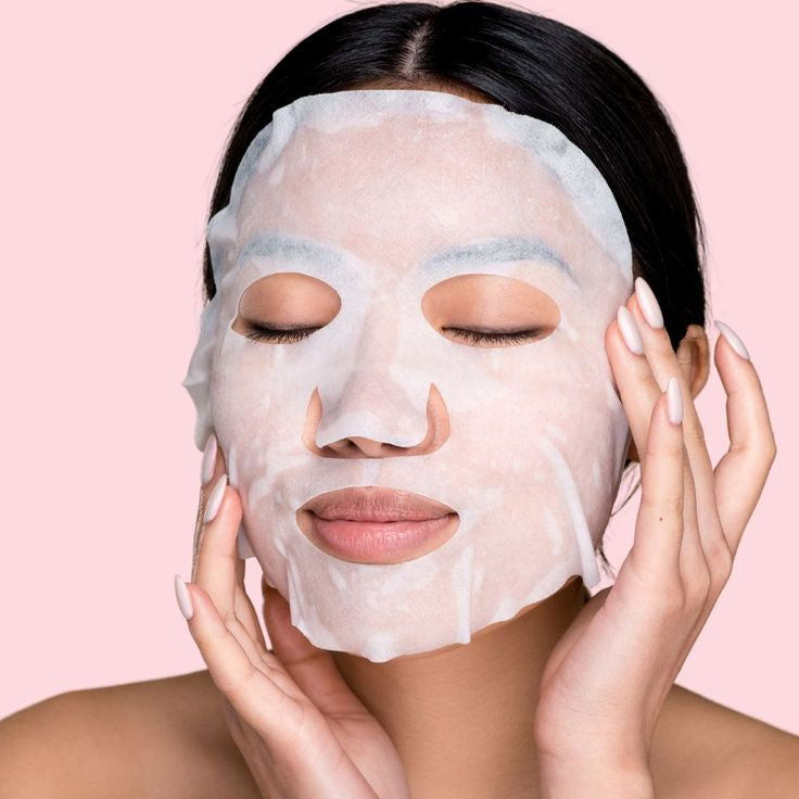 Hydrate + Glow Bamboo Sheet Mask with Kakadu Plum and Hyaluronic Acid for instant hydration - Holistik Skincare