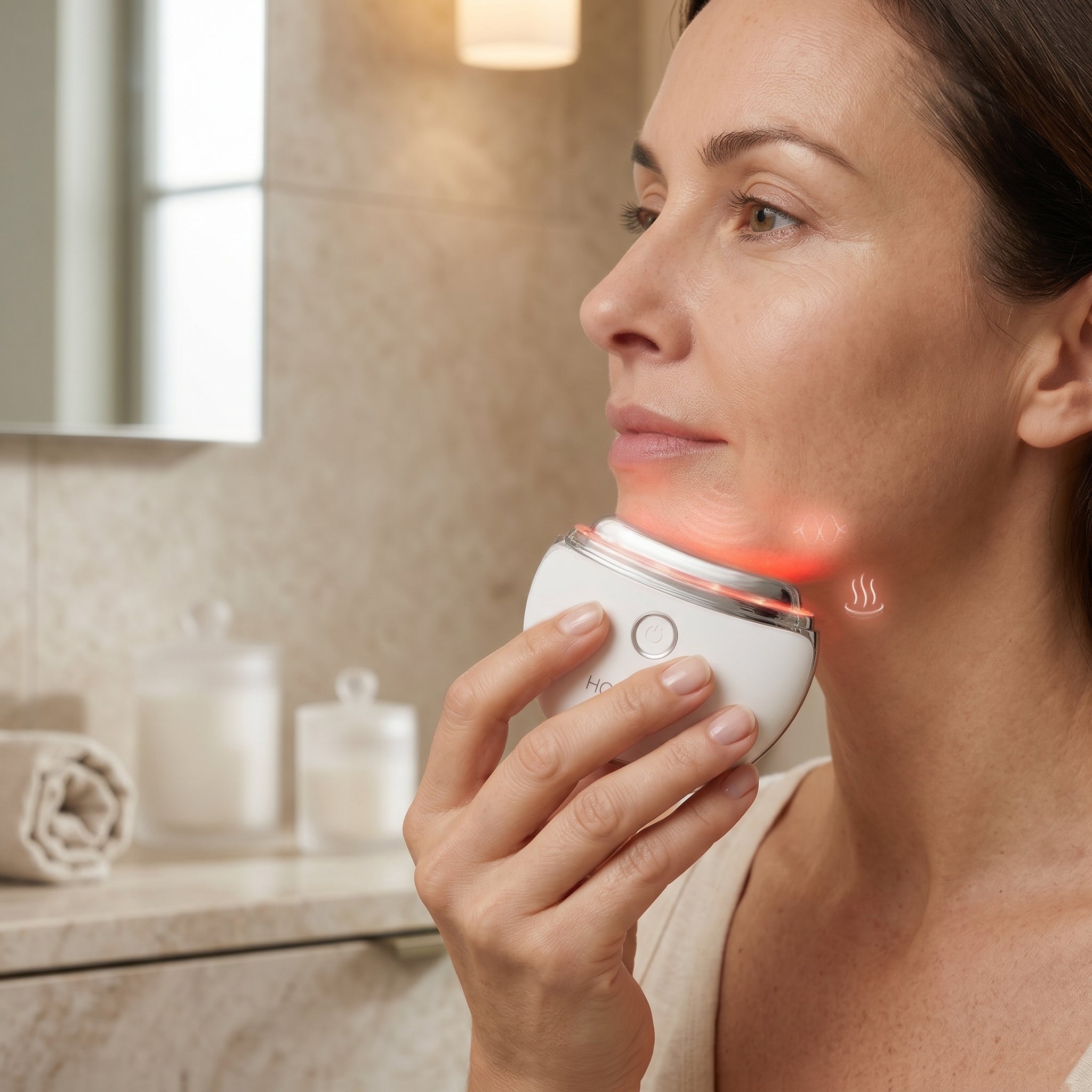 LED Light Therapy & Gua Sha Facial Device