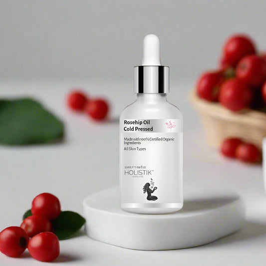 Rosehip Oil 94% Certified Organic - Holistik Skincare 