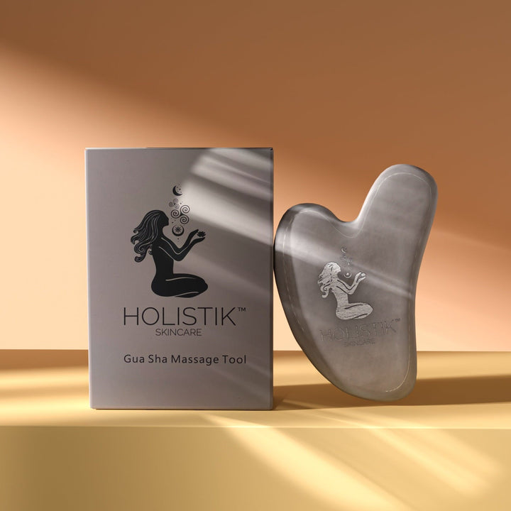 Gua Sha White Jade Face Sculpting Tool - Holistik Skincare 