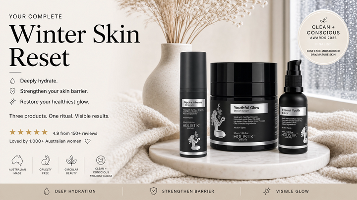 Holistik Skincare Australia Winter Skin Reset