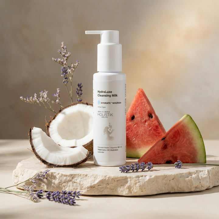 HydraLuxe Cleansing Milk | Hydrating, Nourishing - Holistik Skincare