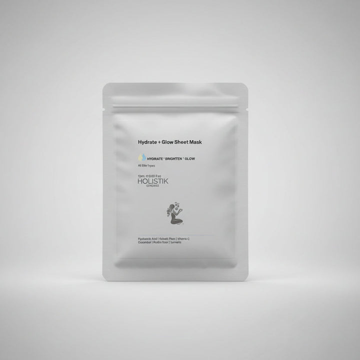 Hydrate + Glow Bamboo Sheet Mask - Holistik Skincare