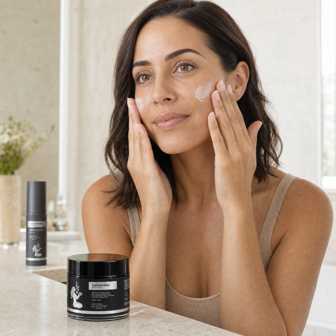 Hydration & Glow Skincare Set | 4D Face Hydrating Serum + Mushroom Cream