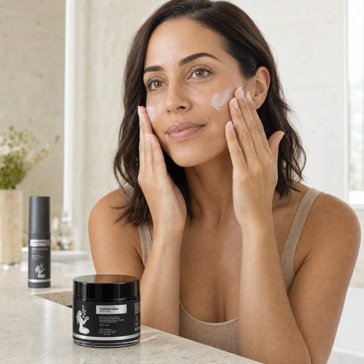 Hydration & Glow Skincare Set | 4D Face Hydrating Serum + Mushroom Cream