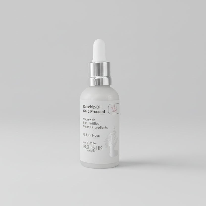 Holistik Rosehip Botanical Face Oil organic brightening facial oil for dry dull skin Australia