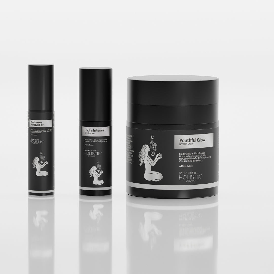 Timeless Glow Skincare Set anti-ageing natural skincare bundle for fine lines, hydration and glow